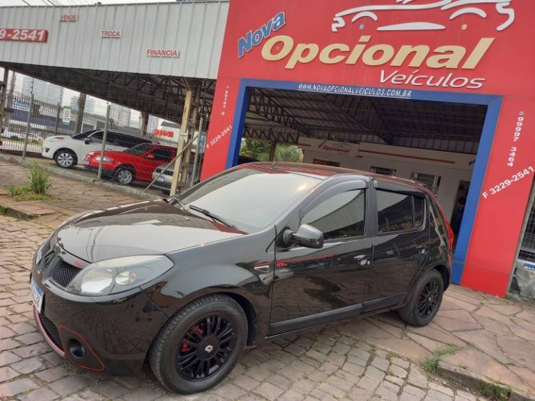 RENAULT - SANDERO - 2010/2011 - Preta - R$ 34.900,00